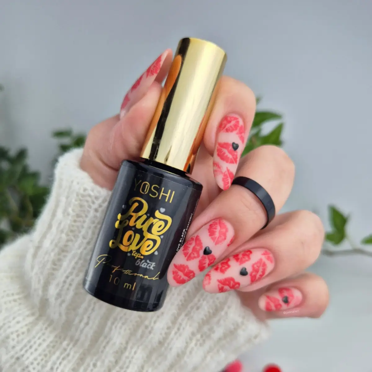 YOSHI nadlak Pure Love Black 2 YOSHI top coat Pure Love Black