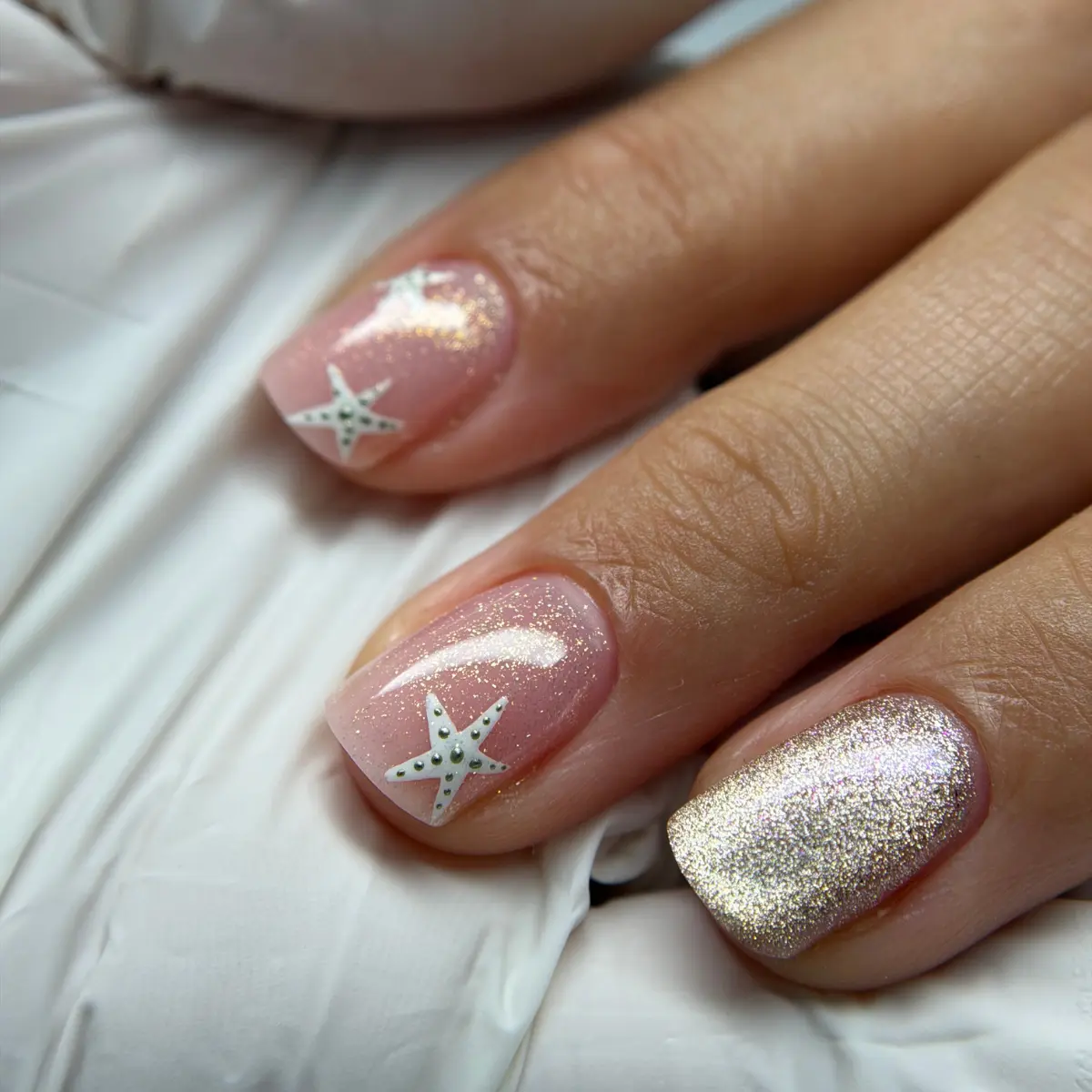 YOSHI nadlak Shimmer Gold 4 YOSHI top coat Shimmer Gold