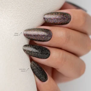 Claresa top coat no wipe Golden Hour Opal Prism