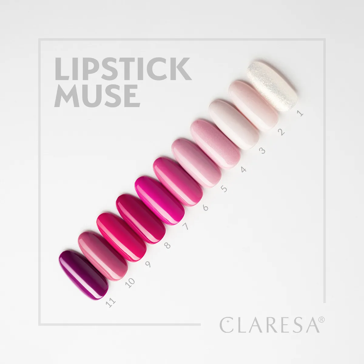 Claresa gel lak za ustnice Lipstick Muse 2 (Limited) 5 Claresa gel polish kolekcija Lipstic Muse